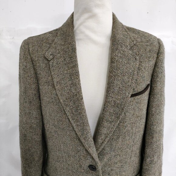 Burberry Ladies 100% Wool Jacket Size Small - Picture 5 of 15